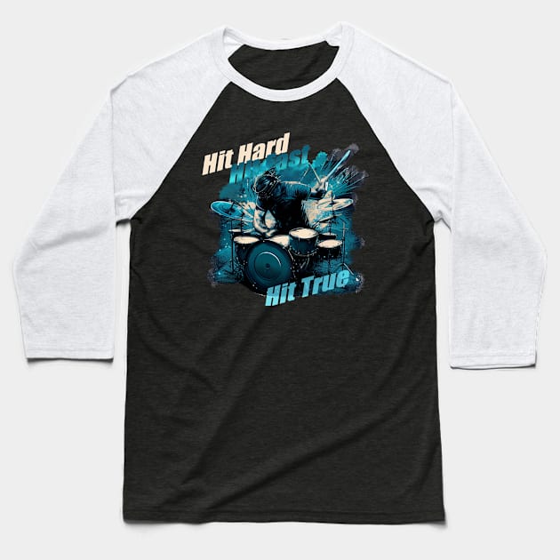 Hit Hard, Hit Fast, Hit True Baseball T-Shirt by llspear